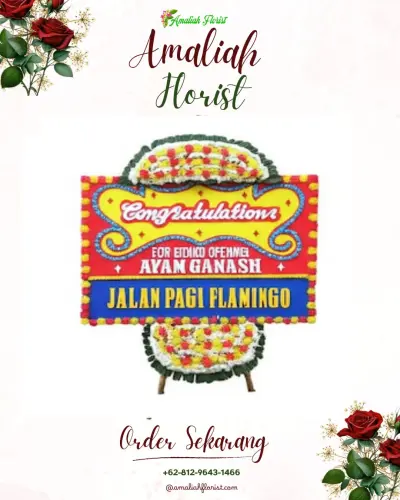 Bunga Papan Congratulation di Pangkalan Mansur